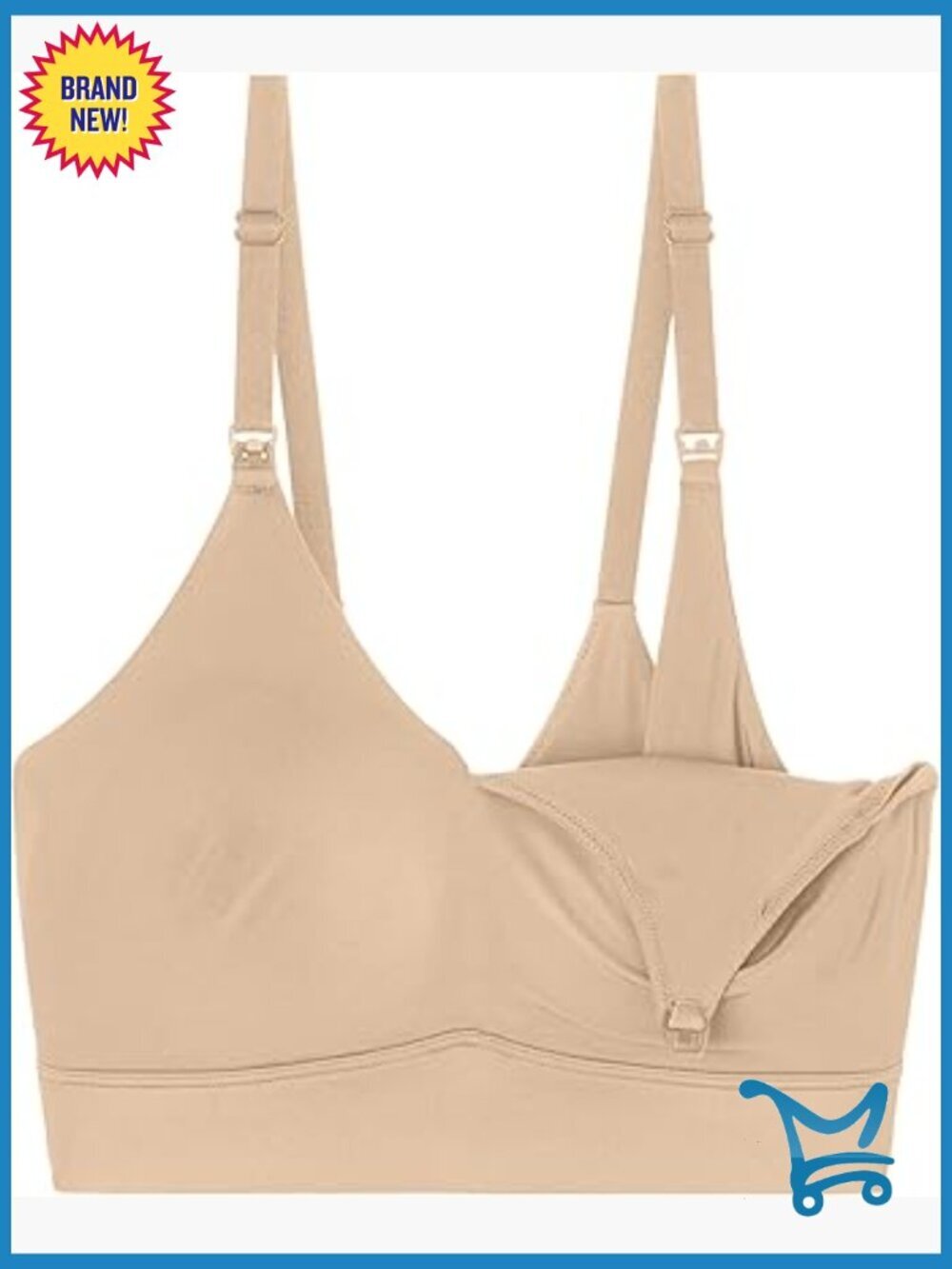 Wireless Nursing Bralette Ultra-Soft Maternity Bra